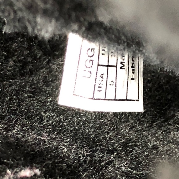 UGG Size 5 OVER the Knee Sparkle Sequins Black Bailey Button Boots Fur 3173. - Picture 9 of 12